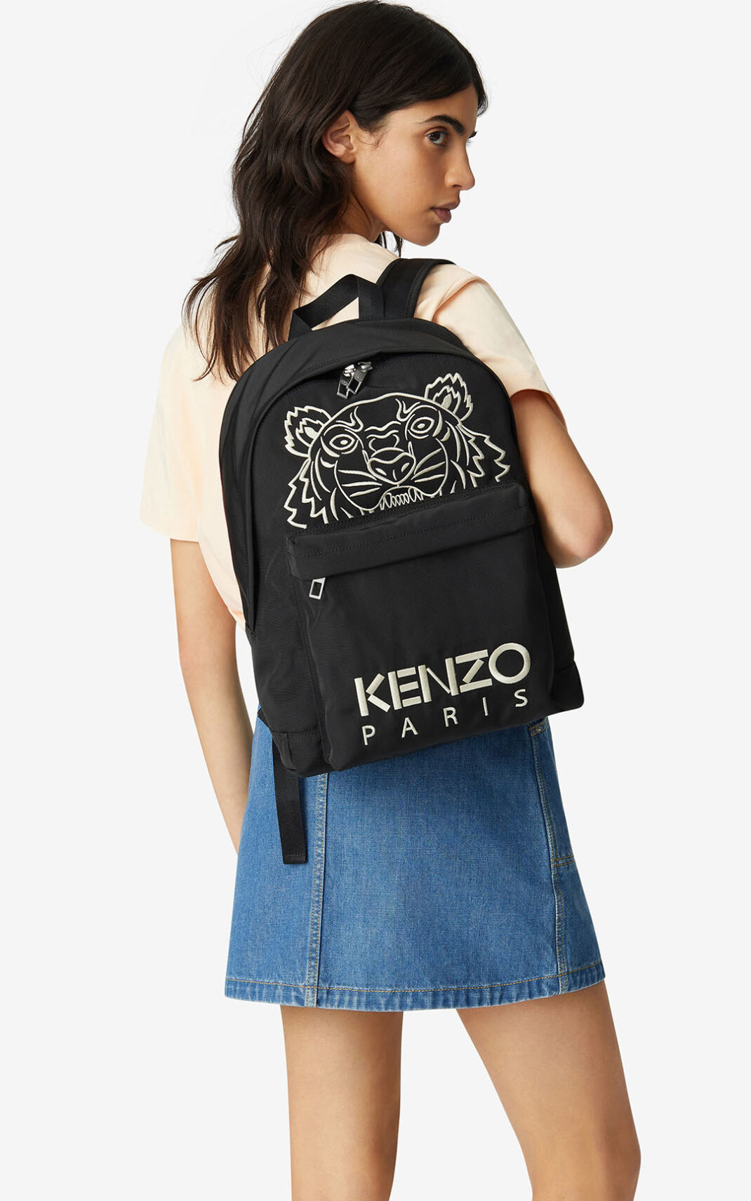 Kenzo Kampus Tiger Rygsæk Herre - Sort DK-684297